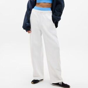 Forever Fleece Mid Rise Barrel Pant
